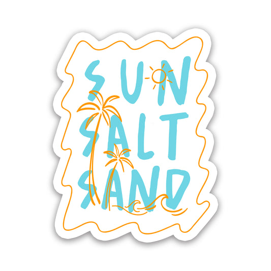 Sun Salt Sand Coastal Sticker