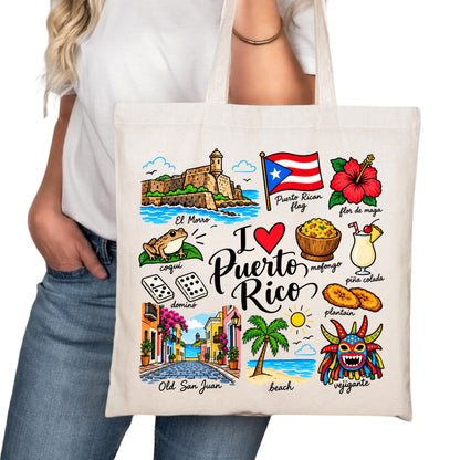 Puerto Rico Tote Bag