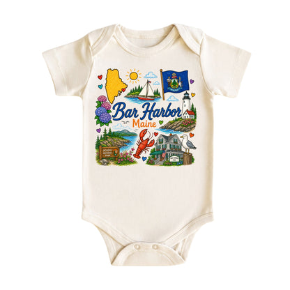 Bar Harbor Maine Kids T-Shirt