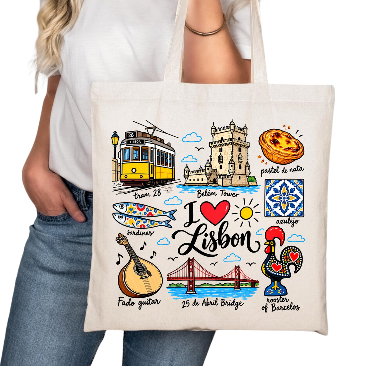 Lisbon Tote Bag