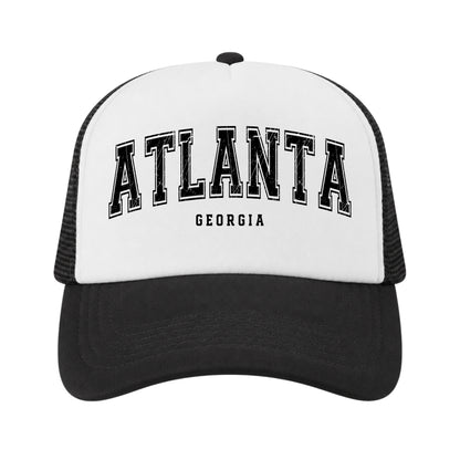 Atlanta Trucker Hat for Kids & Adults, Atlanta Vacation, Souvenir Gifts