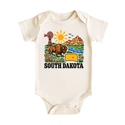 South Dakota Baby Bodysuit
