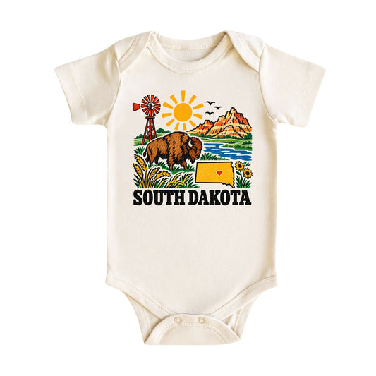 South Dakota Baby Bodysuit