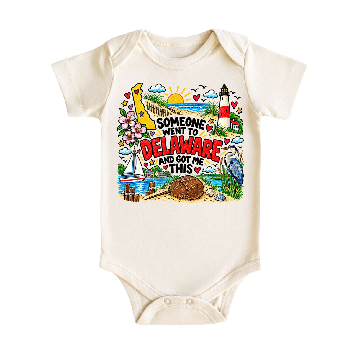 Delaware Kids Souvenir Tee
