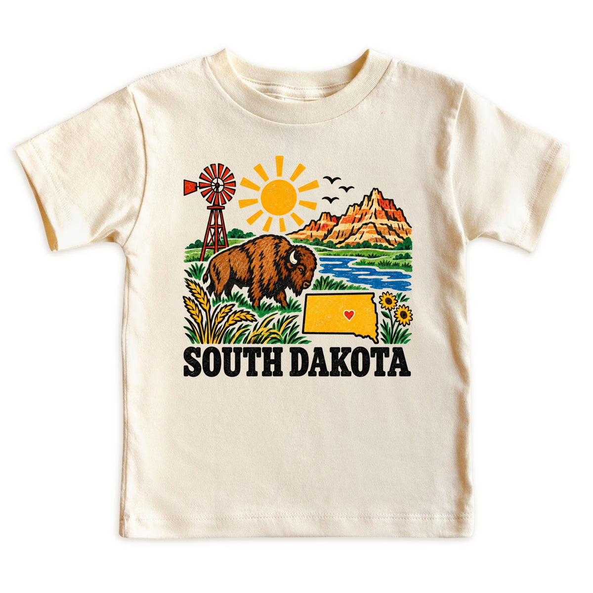 South Dakota Baby Bodysuit