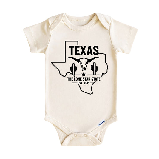 Texas Baby Onesie ®, Texas Baby Bodysuit for Boys Girls