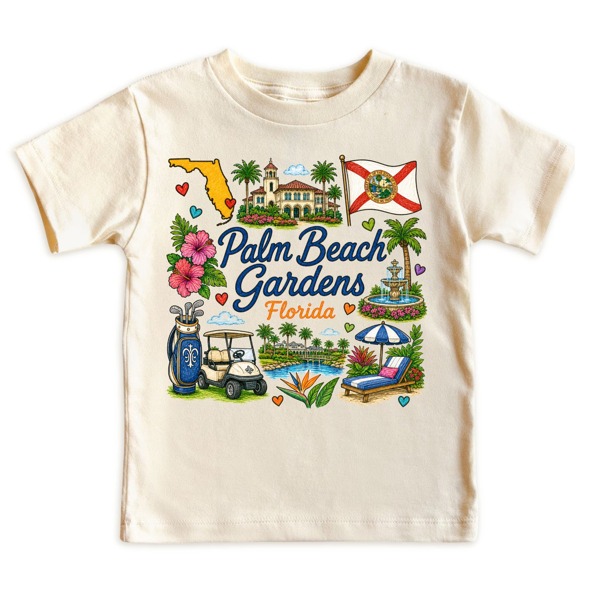 Palm Beach Gardens Florida Kids T-Shirt