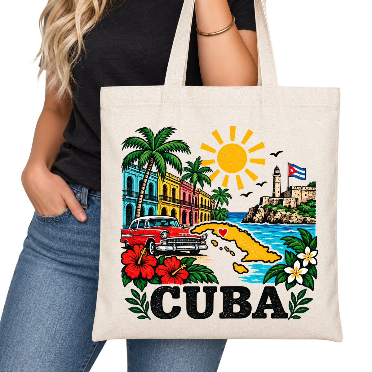 Cuba Tote Bag