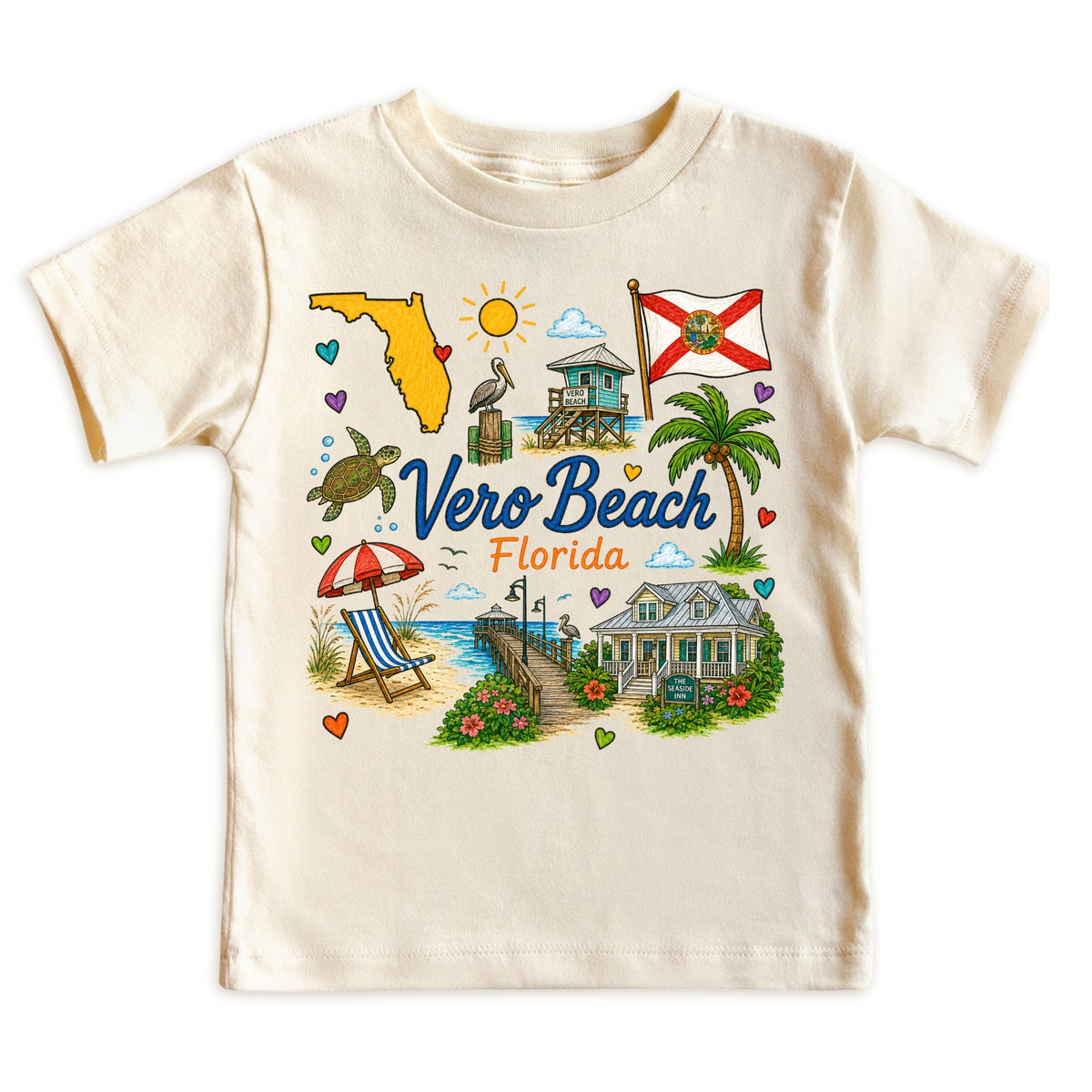 Vero Beach Florida Baby Bodysuit for Boys Girls
