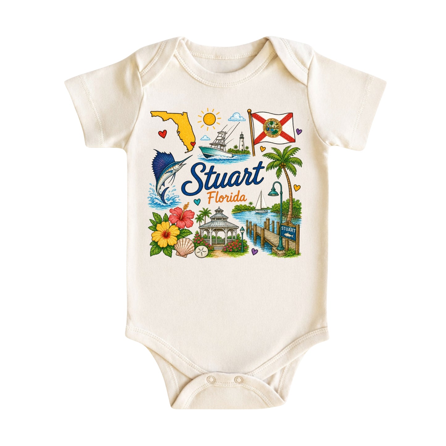 Stuart Florida Kids T-Shirt