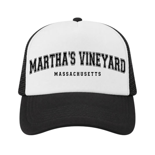 Martha’s Vineyard Trucker Hat for Kids & Adults, Martha’s Vineyard Vacation, Souvenir Gifts