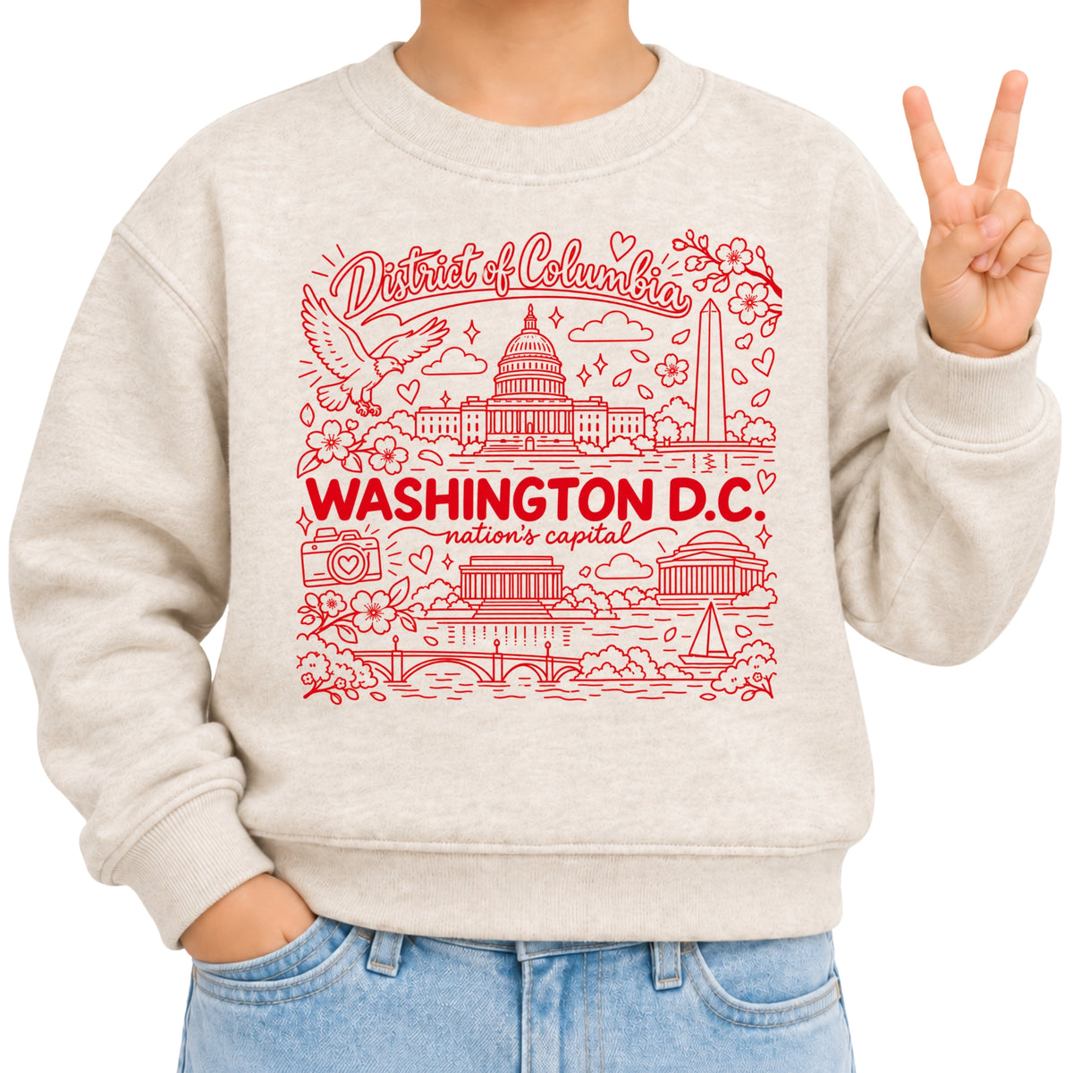 Washington D.C. Illustration T-Shirt
