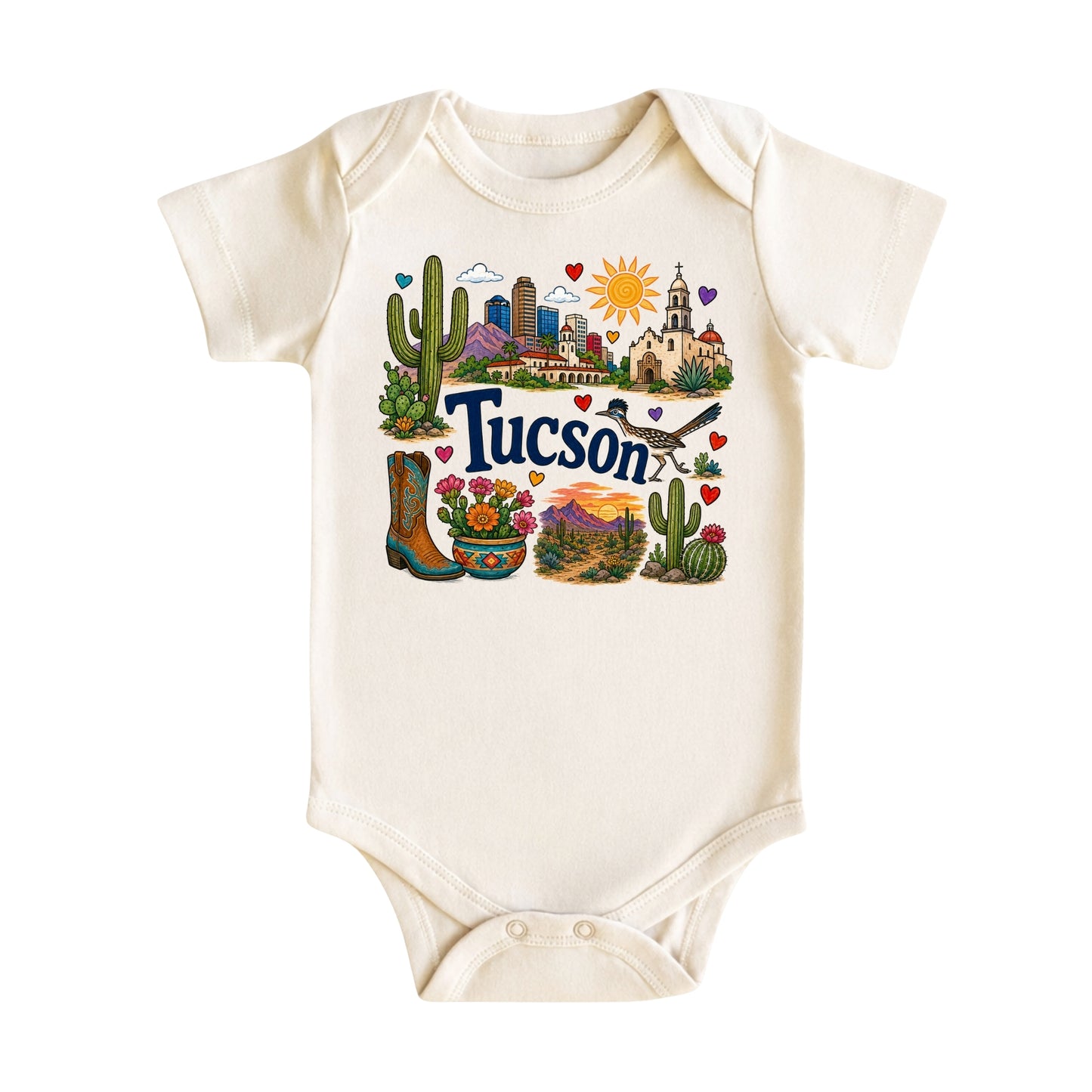 Tucson Baby Bodysuit for Boys Girls