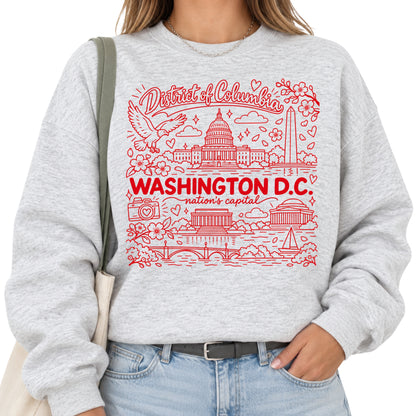 Washington D.C. Illustration T-Shirt