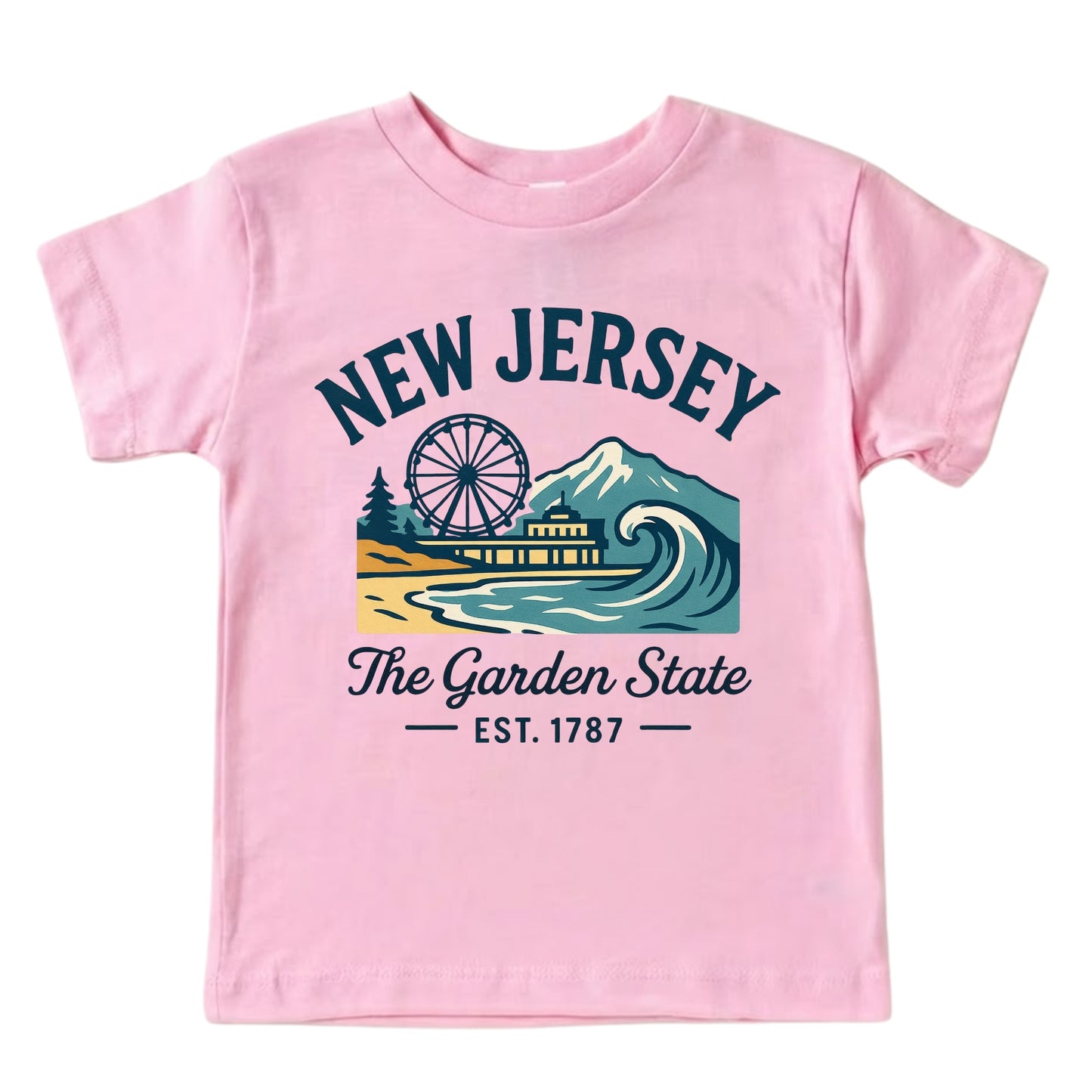 New Jersey Vacation Kids Tshirt