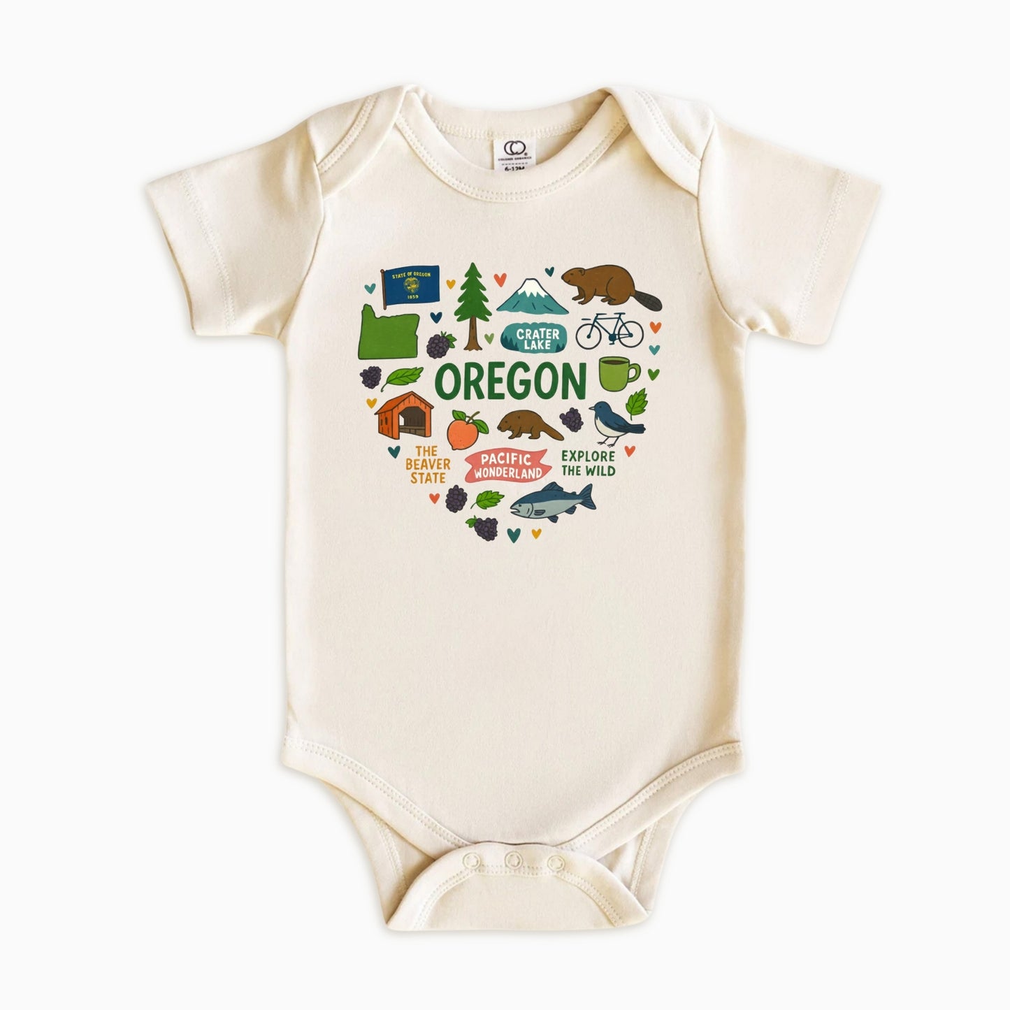 Oregon Kids T-Shirt – Beaver State Icons