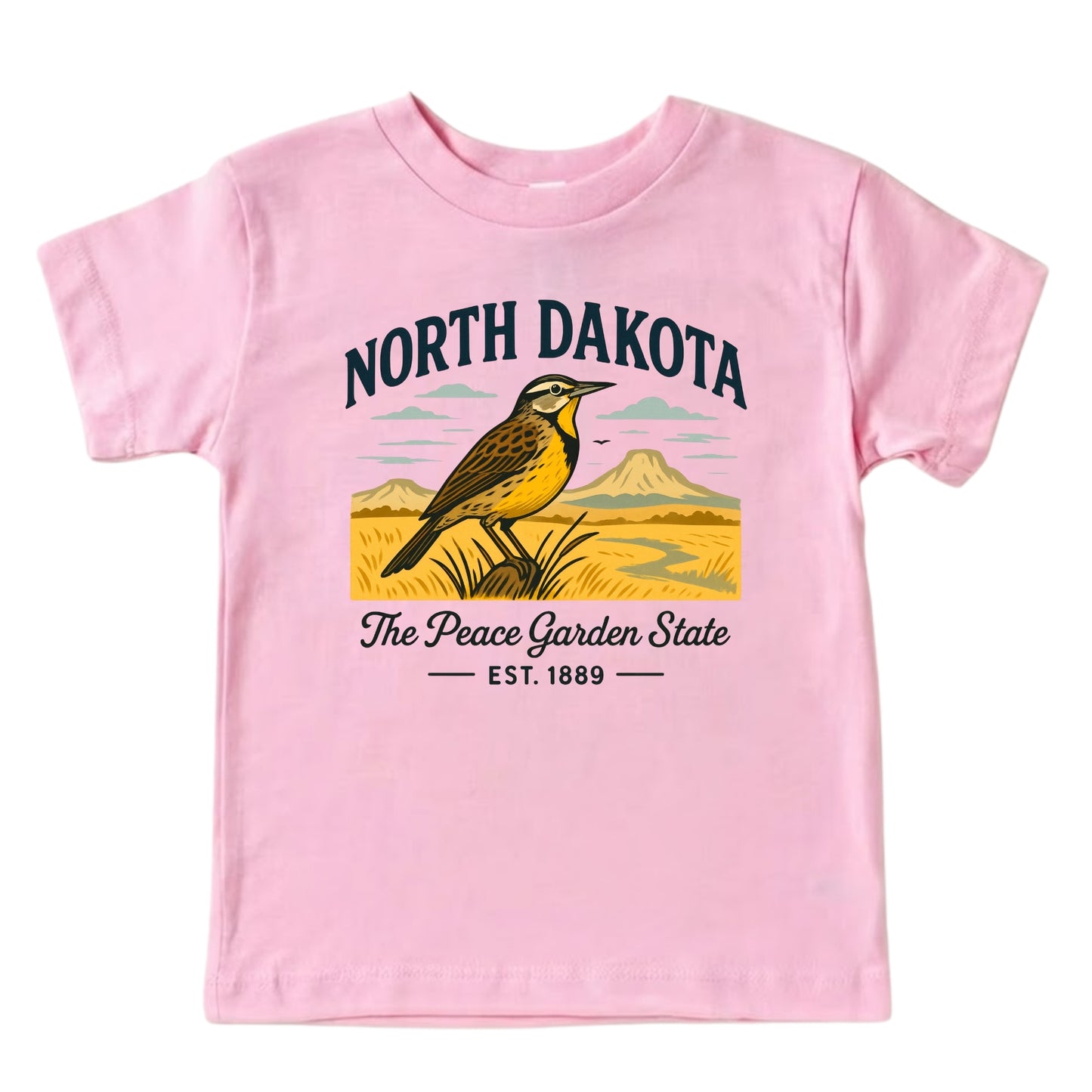 North Dakota Vacation Kids Tshirt