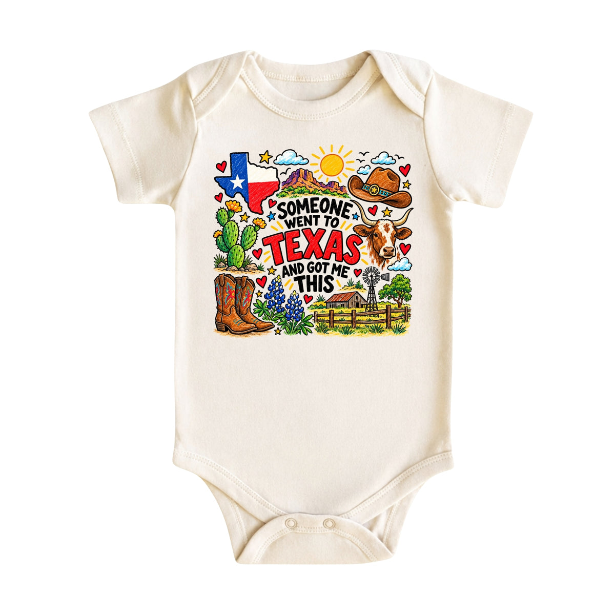 Texas Souvenir Tee for Kids