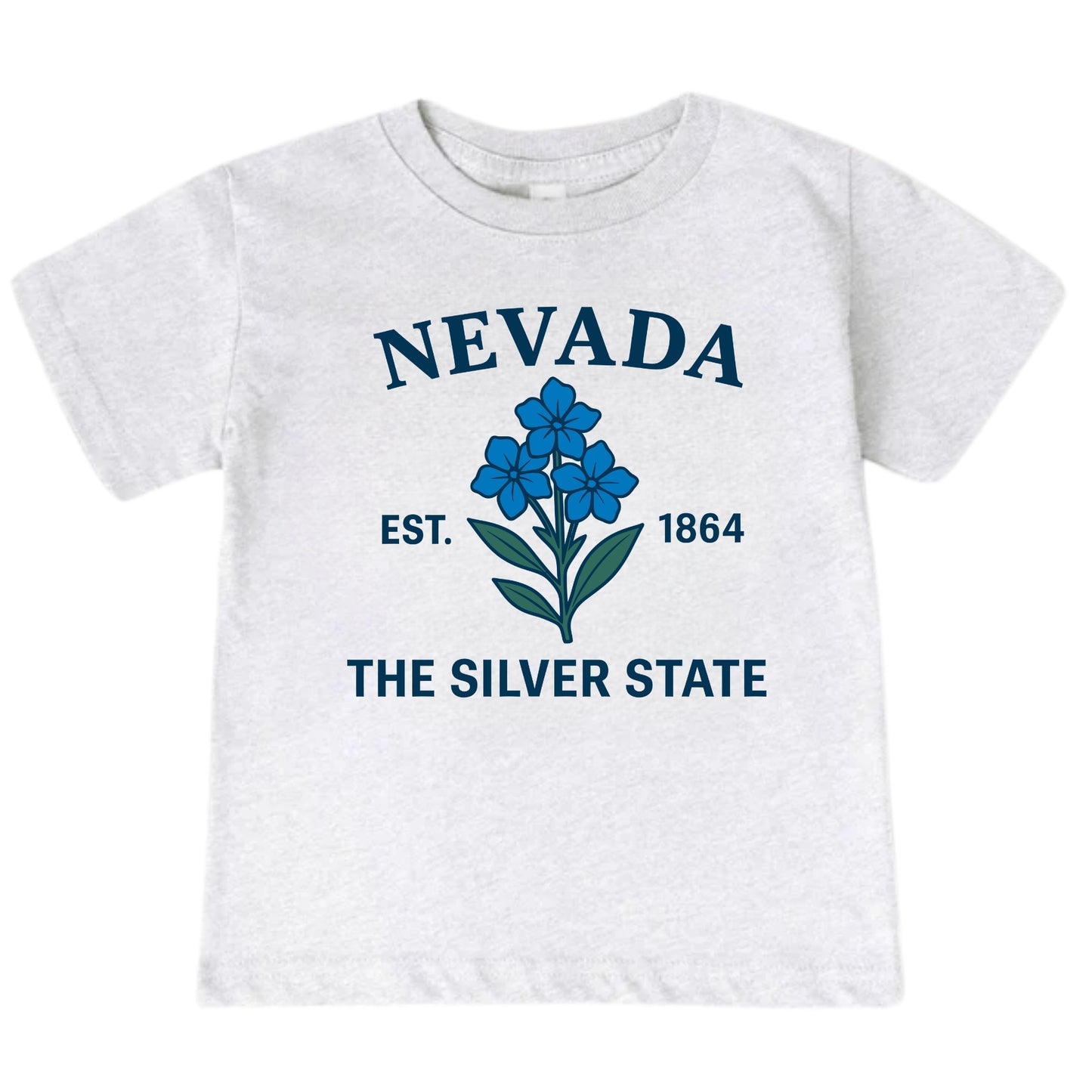 Nevada Sagebrush Floral Kids T-Shirt