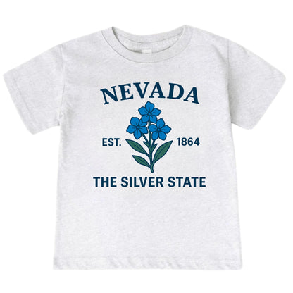 Nevada Sagebrush Floral Kids T-Shirt
