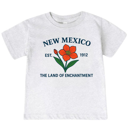 New Mexico Yucca Flower Kids T-Shirt