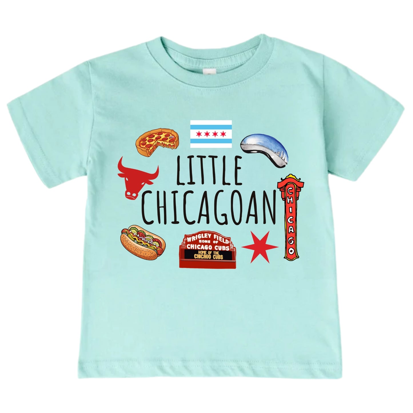 Little Chicagoan Baby ONESIE ®, Illinois Newborn Gifts - Baby Bodysuit for Boys Girls