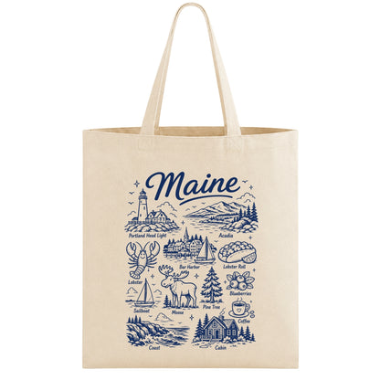 Maine Tote Bag