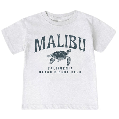 Malibu Beach & Surf Club Baby Onesie ® – California Sea Turtle Baby Tshirt for Boys and Girls