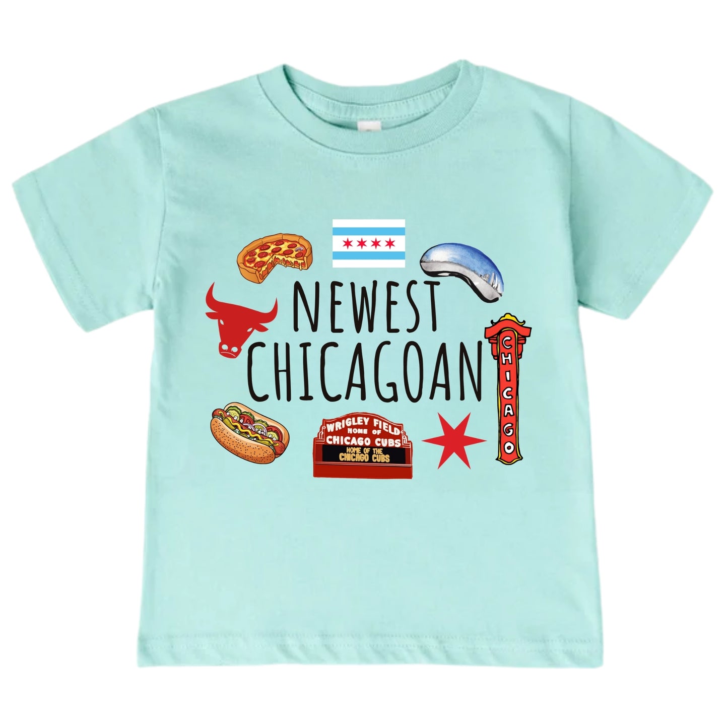 Newest Chicagoan ONESIE ®, Baby Bodysuit for Boys Girls, Illinois Newborn Gift