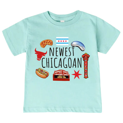 Newest Chicagoan ONESIE ®, Baby Bodysuit for Boys Girls, Illinois Newborn Gift