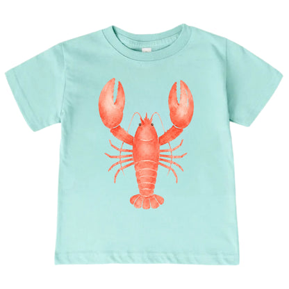 Minimalist Lobster Baby Bodysuit for boys girls