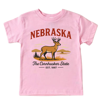 Nebraska Vacation Kids Tshirt