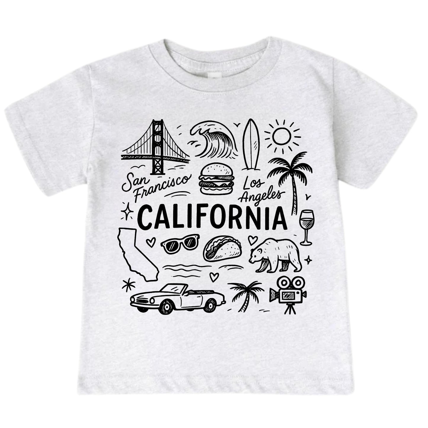 California Icons Baby Onesie ® – California Baby Bodysuit for Boys and Girls