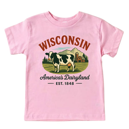 Wisconsin Vacation Kids Tshirt, Milwaukee Madison Green Bay Family Trip Shirt