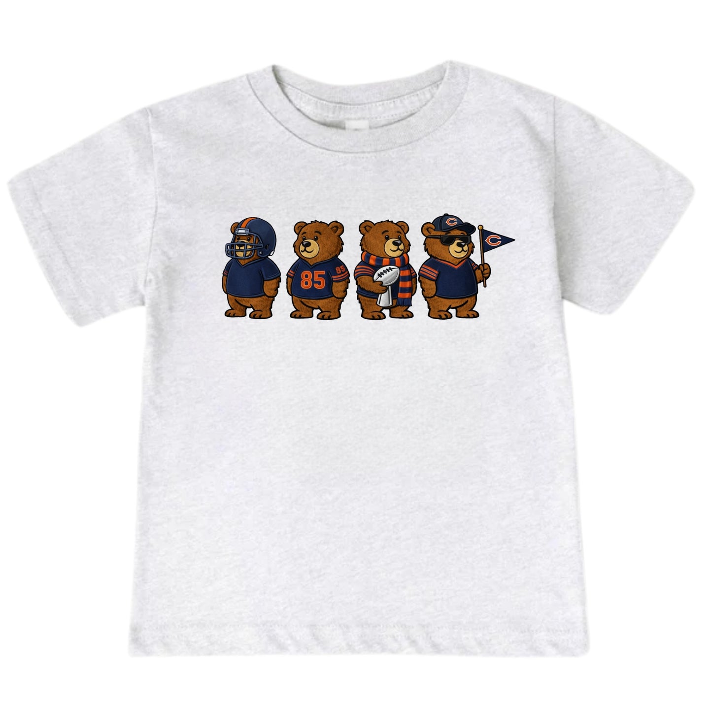 Chicago Football Bear Baby Onesie ® – Sports Inspired Baby Bodysuit for Boys and Girls