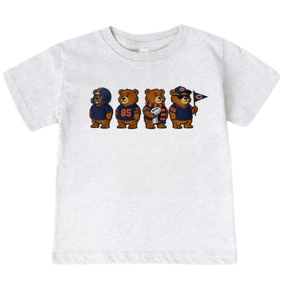 Chicago Football Bear Baby Onesie ® – Sports Inspired Baby Bodysuit for Boys and Girls