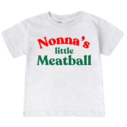 Nonna’s Little Meatball Baby Onesie ® – Italian Family Baby Bodysuit for Boys and Girls