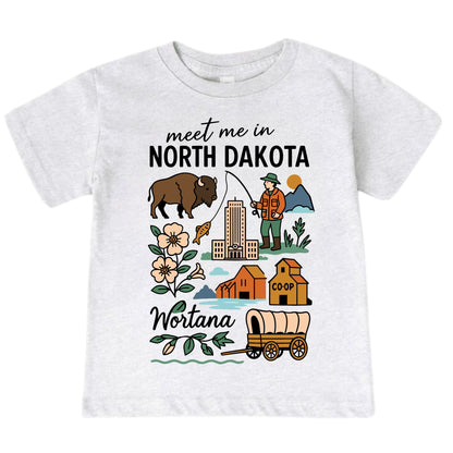 North Dakota Baby Onesie® - Kids Vacation T-Shirt