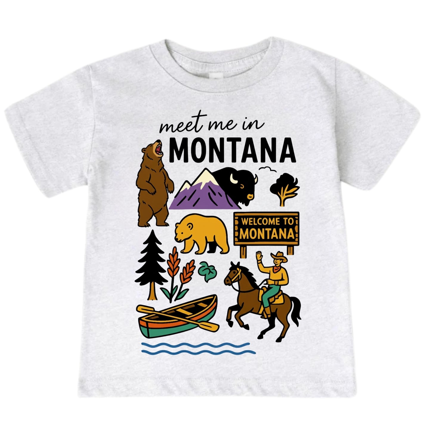 Montana Baby Onesie® - Kids Vacation T-Shirt