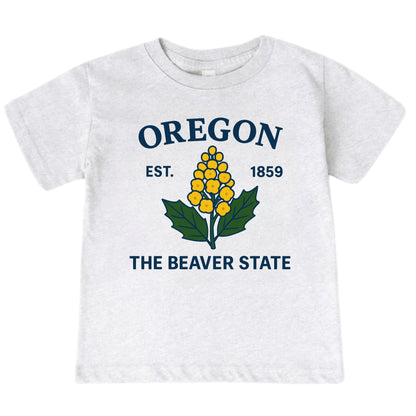 Oregon Grape Floral Kids T-Shirt
