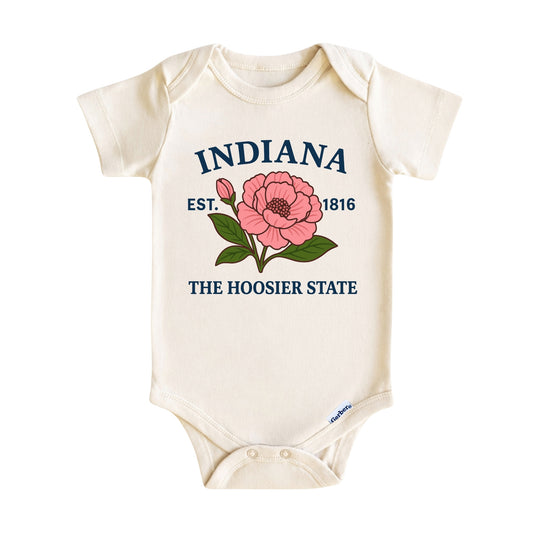 Indiana State Floral Baby ONESIE®