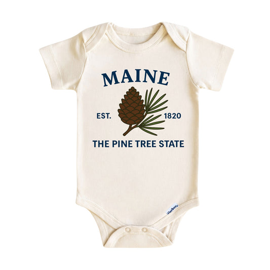 Maine State Floral Baby ONESIE®