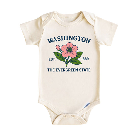 Washington State Floral Baby ONESIE®