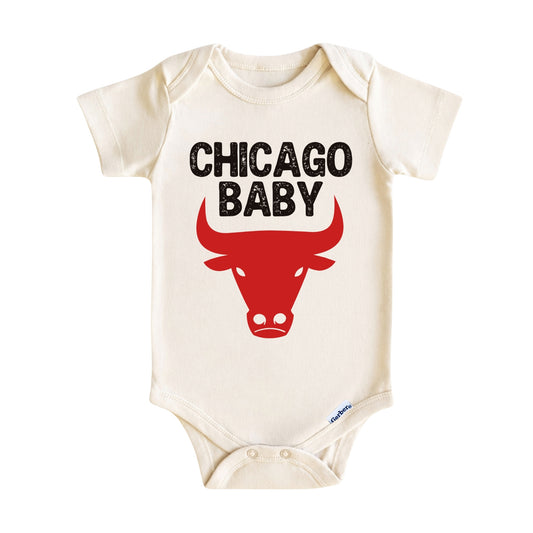 Chicago Baby ONESIE ® - Baby Bodysuit for Boys Girls, Chicago Newborn Gifts