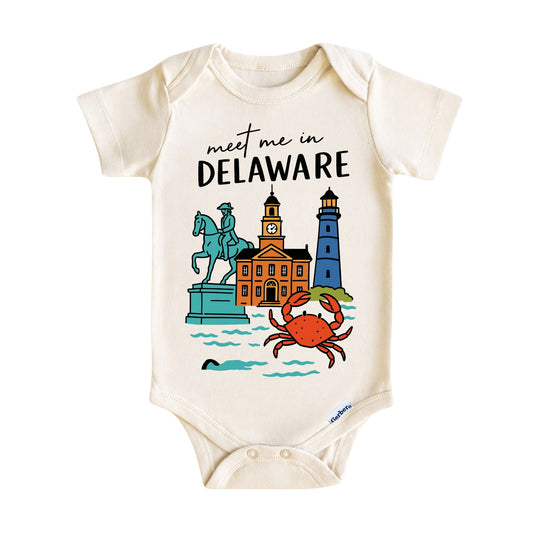Delaware Baby Onesie® - Kids Vacation T-Shirt