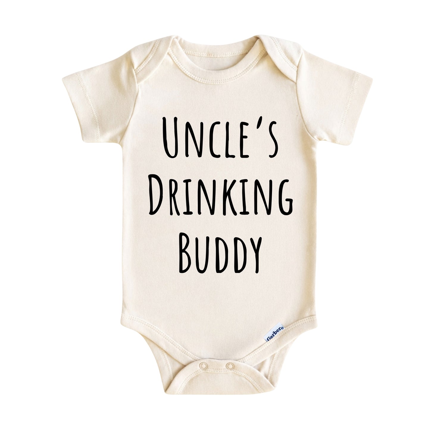 Uncle’s Drinking Buddy Baby Onesie ® – Funny Uncle Baby Bodysuit for Boys and Girls
