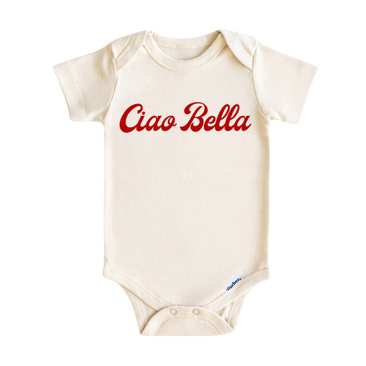 Ciao Bella Baby Onesie ® – Italian Baby Bodysuit for Boys and Girls