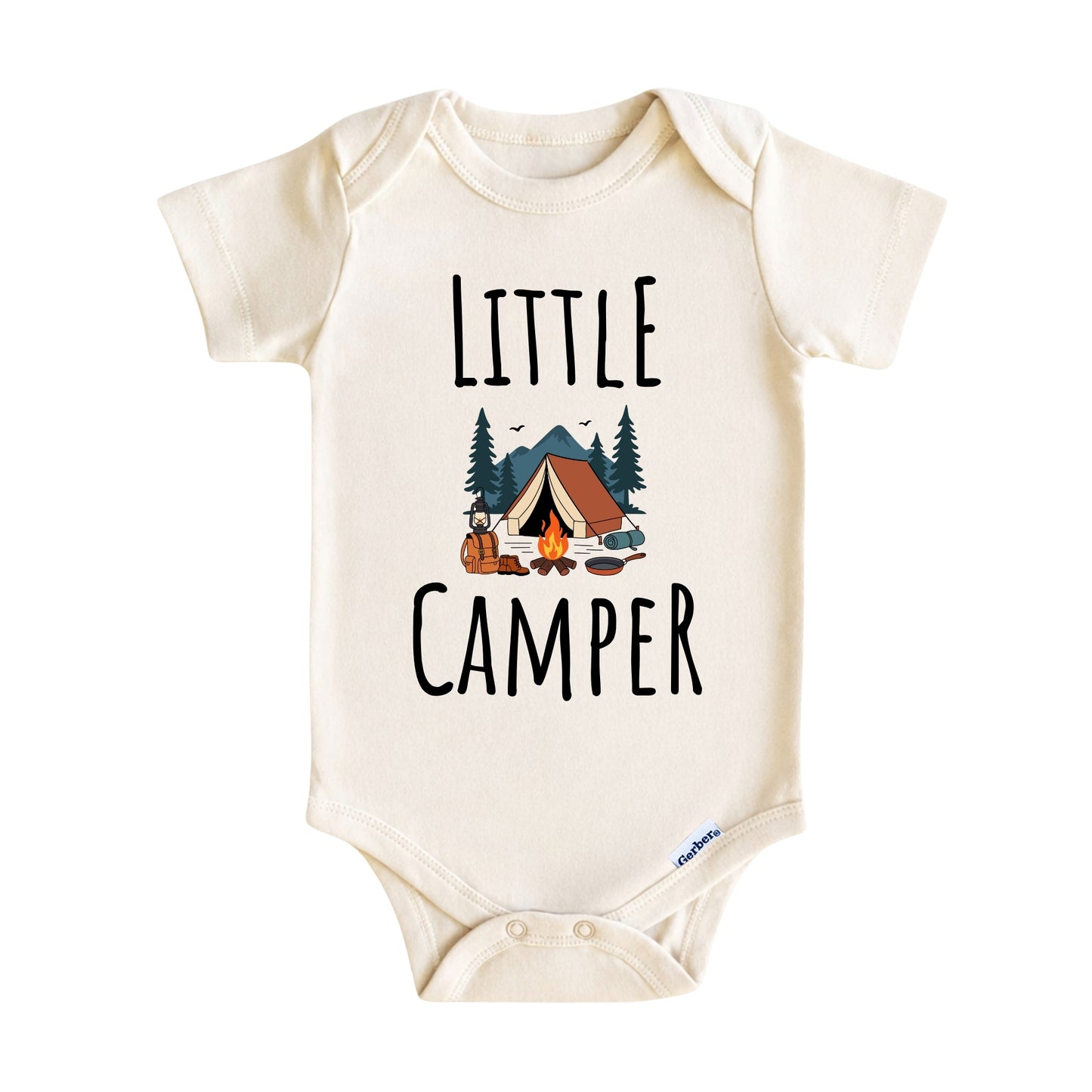 Little Camper Baby Onesie