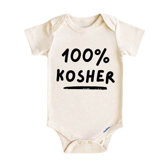 100% Kosher Baby Onesie® - Baby Bodysuit for Boys and Girls