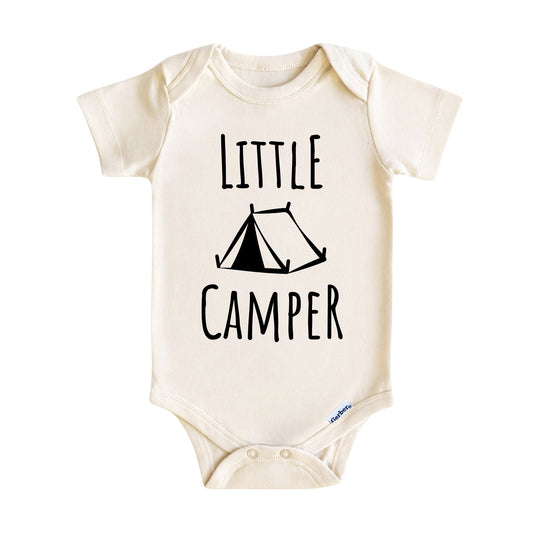 Little Camper Baby Onesie ® – Camping Baby Bodysuit for Boys and Girls